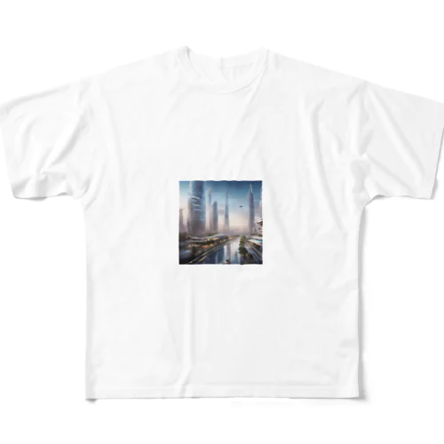 3. Futura Metropolis フルグラフィックTシャツ