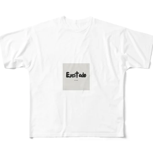 excitado フルグラフィックTシャツ