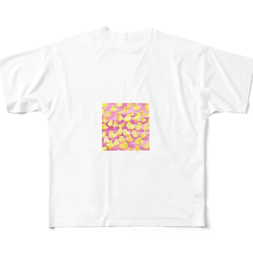 いっぱいのひよこシリーズ All-Over Print T-Shirt