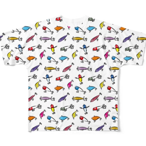 ルアーコレクション All-Over Print T-Shirt