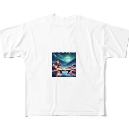綺麗な夜景 All-Over Print T-Shirt