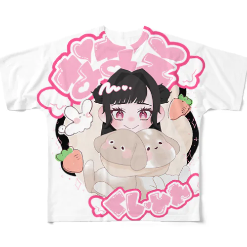 ななえ フルグラフィックTシャツ