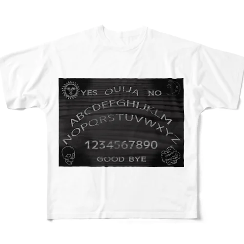 BLACK OUIJA BOARD All-Over Print T-Shirt