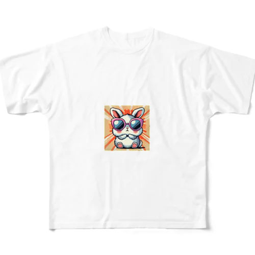 ウサギポップ All-Over Print T-Shirt