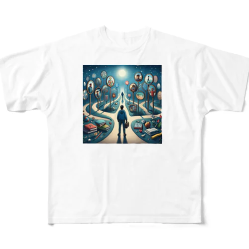 LifePath/ライフパス フルグラフィックTシャツ