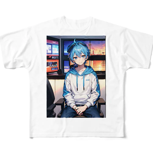 二橋 黎（ふたばし れい：Hutabasi rei）～星屑のアイドル～ All-Over Print T-Shirt