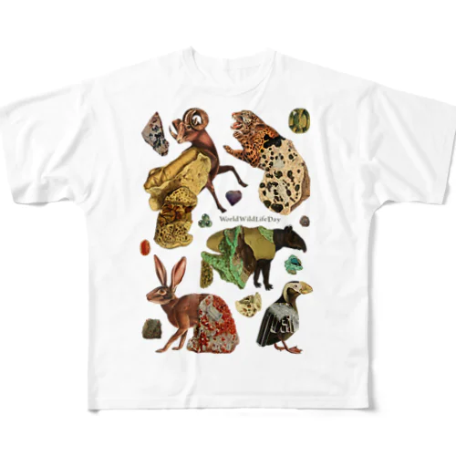 World Wild Life Day フルグラフィックTシャツ