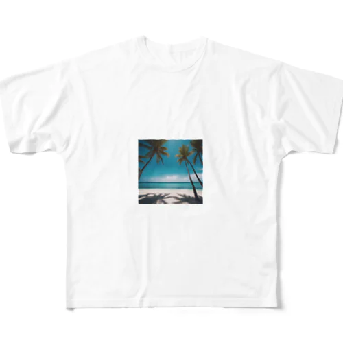 WAVES All-Over Print T-Shirt