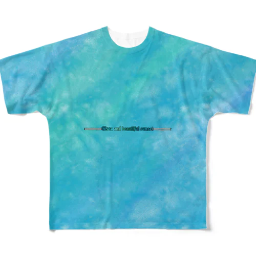 水に浮かぶ思い出 All-Over Print T-Shirt