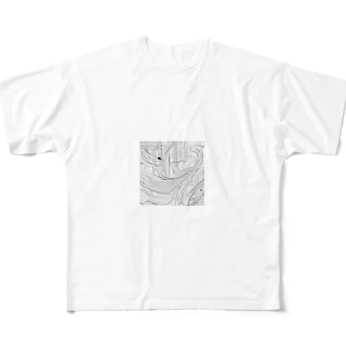 秘密 フルグラフィックTシャツ