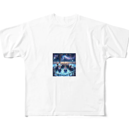 Tiny Titans: The Future of Business フルグラフィックTシャツ