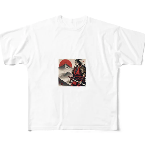 サムライハート All-Over Print T-Shirt