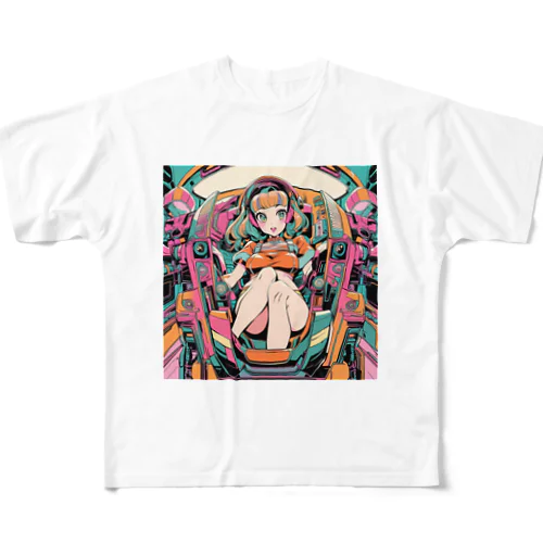 コックピット♪操縦席ガールシリーズ♪06 フルグラフィックTシャツ