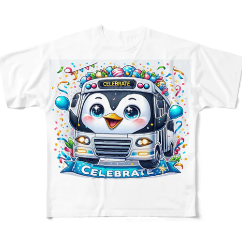 ペンギンバス All-Over Print T-Shirt