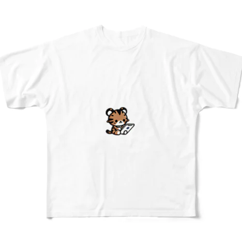 トラくん フルグラフィックTシャツ