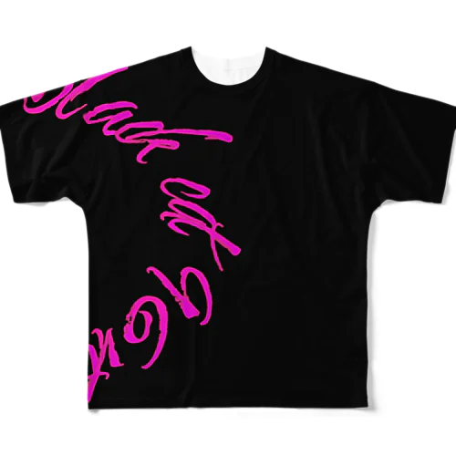 黒猫たんとちゃん フルグラフィックTシャツ