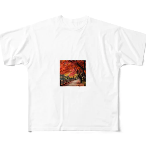 紅葉　なでしこ1478 All-Over Print T-Shirt