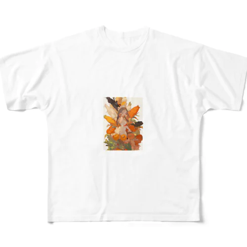 野菜娘　なでしこ1478 All-Over Print T-Shirt