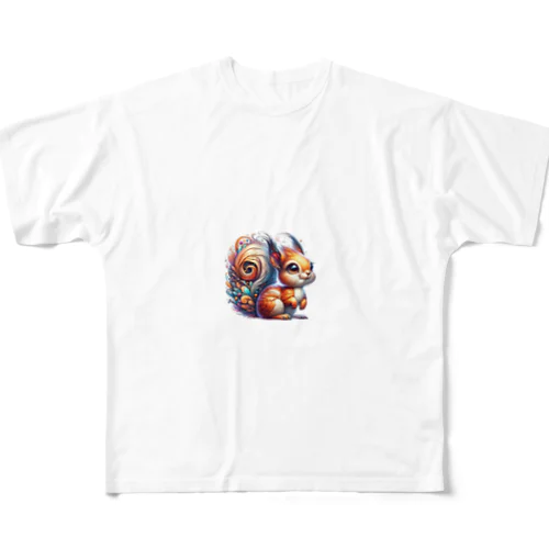 リスス All-Over Print T-Shirt