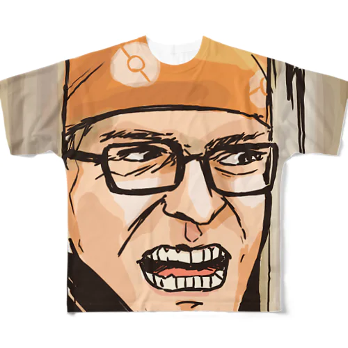 サンちゃんの歩く広告塔 All-Over Print T-Shirt