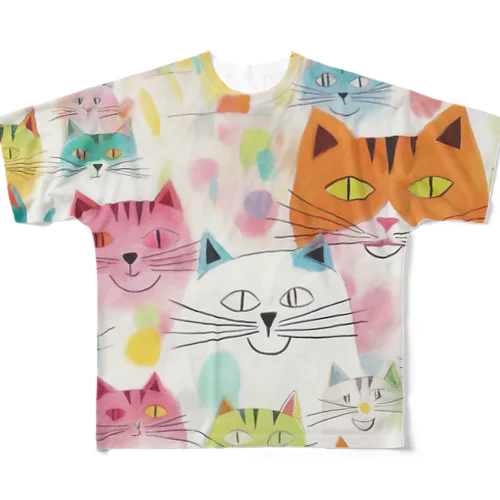 beloved cats 002 All-Over Print T-Shirt