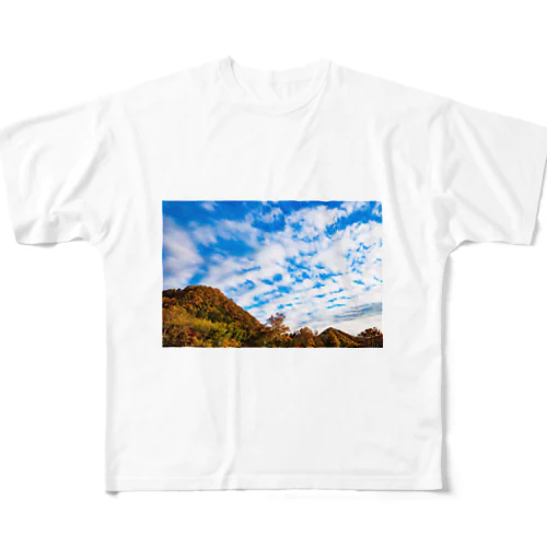 空 フルグラフィックTシャツ