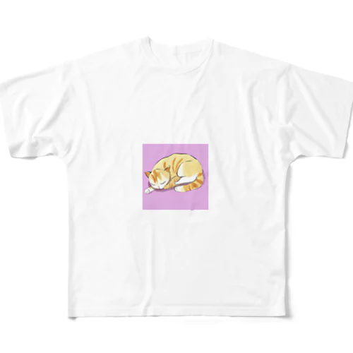 HIRUNENEKO① フルグラフィックTシャツ