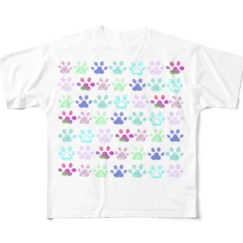 肉球パーティー！ All-Over Print T-Shirt