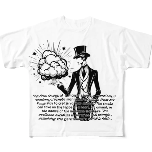 Magic from your fingertips - Smoke Artist All-Over Print T-Shirt