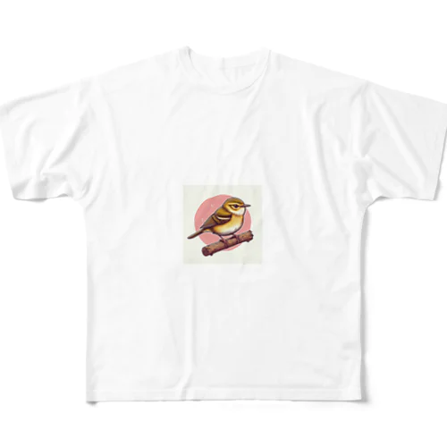 かわいいウグイス All-Over Print T-Shirt