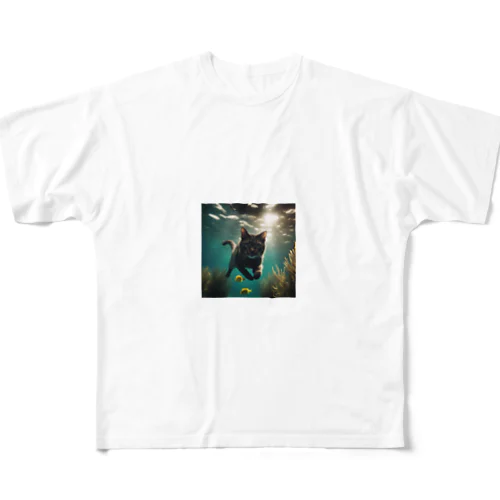 パリピネコ All-Over Print T-Shirt