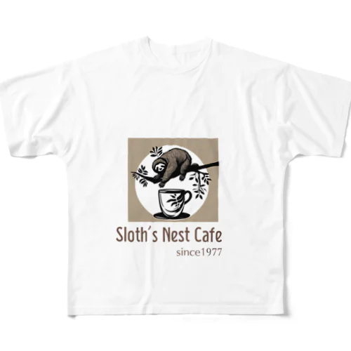 Sloth’s Nest Café フルグラフィックTシャツ