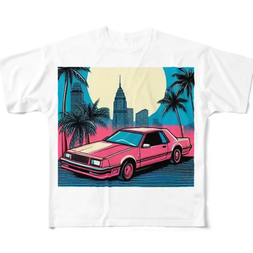 80s CityPop No.31 フルグラフィックTシャツ