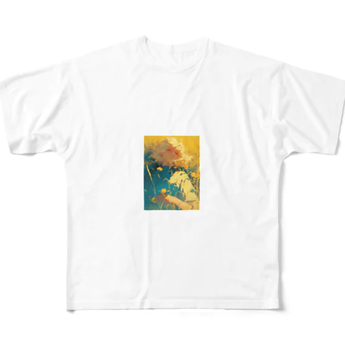 昼寝　なでしこ1478 All-Over Print T-Shirt