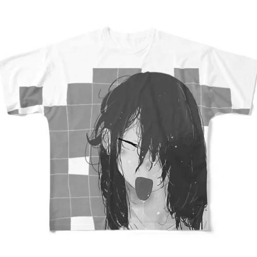 風呂上がりちゃん All-Over Print T-Shirt