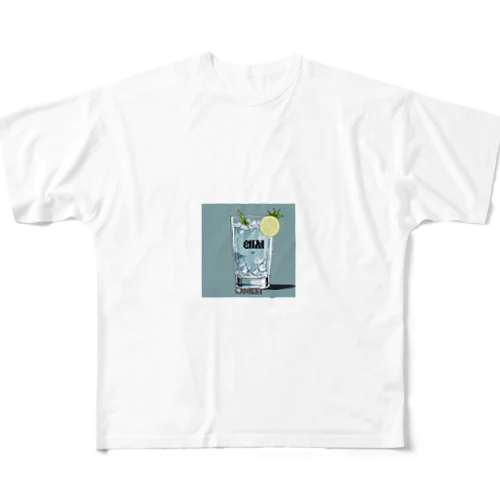 【酒飲み】GIN生 All-Over Print T-Shirt