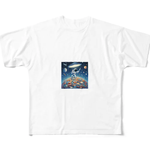 宇宙の奥深くで見つかった All-Over Print T-Shirt