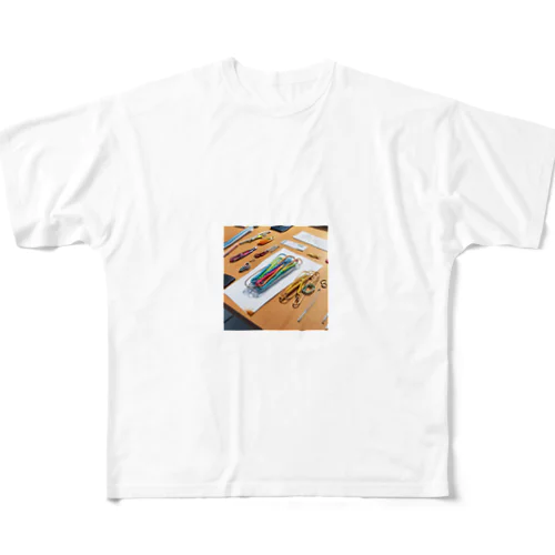 ホッチキスの群衆 All-Over Print T-Shirt