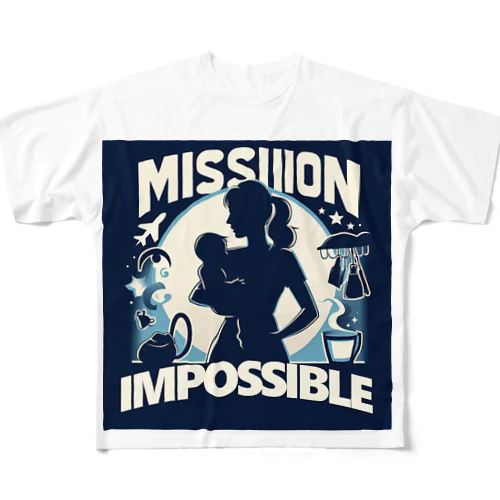 ママのミッションインポッシブル All-Over Print T-Shirt