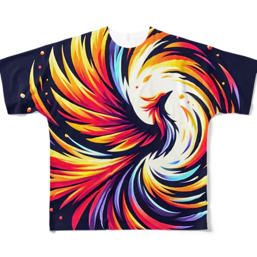 flame world フルグラフィックTシャツ