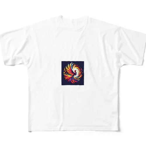 flame world フルグラフィックTシャツ