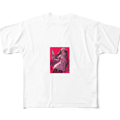 ゾンビナースの秘密 All-Over Print T-Shirt