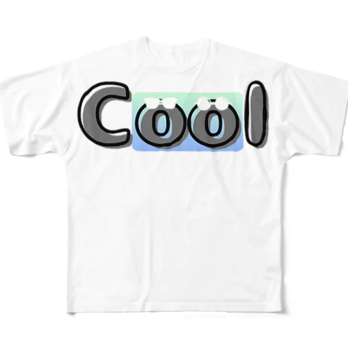 【LetterDesigns】Cool👶🏻🍼 -BK フルグラフィックTシャツ