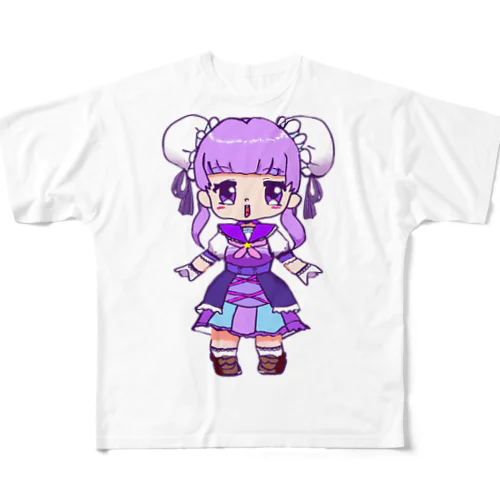 きませりイラストデザイン　ミニキャラグッズ All-Over Print T-Shirt