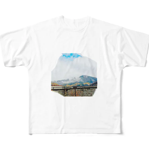 冬の丹沢 All-Over Print T-Shirt