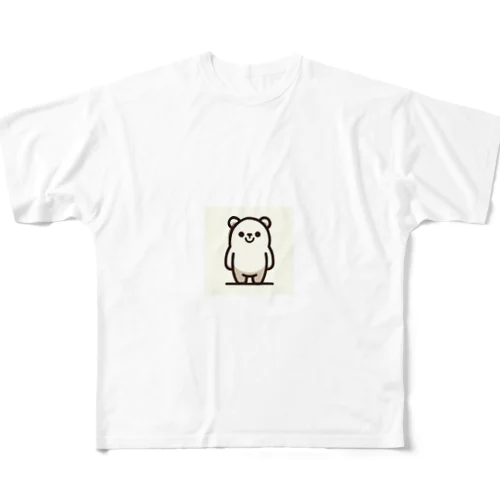 ちょぼんbear フルグラフィックTシャツ