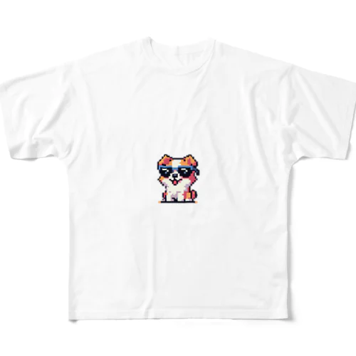 きらりんサングラスわんこ All-Over Print T-Shirt