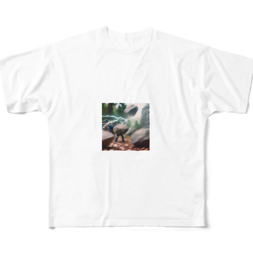 ジャングルで フルグラフィックTシャツ