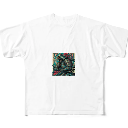 推志武士　伍 All-Over Print T-Shirt