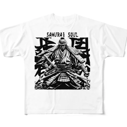 侍根性 All-Over Print T-Shirt